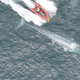 Researchers from the Goldbogen Lab place a suction-cup tag on a blue whale in Monterey Bay.